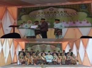 Ini Pesan Kades Senaung Pada Perpisahan Siswa IX MTs Jauharul Iman