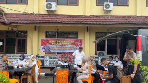 HUT Bhayangkara Ke-77, Polres Bungo Gelar Bakti Kesehatan