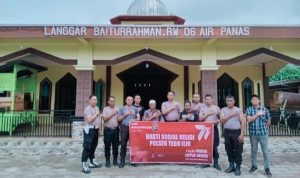 Polsek Tebo Ilir Gelar Baksos Religi Jelang HUT Bhayangkara