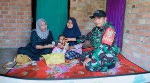 Sertu Rex Harmodi Bantu Warga Makanan Sehat