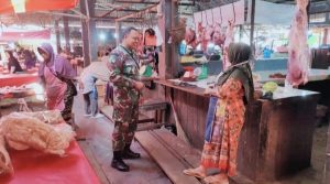 H-4 Idul Adha, Sertu Misnadi Pantau Harga Daging Sapi  