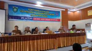 Monev Stunting, Apri : Mari Kita Bergerak Bersama Turunkan Stunting