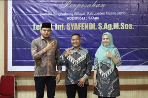 Hadiri Perpisahan Pabung Kodim 0415, Ini Pesan Ketua DPRD Muaro Jambi