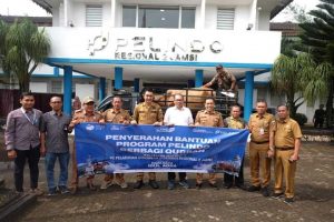 Pj Bupati Bachyuni Salurkan Hewan Qurban Dari PT. PIP ll Persero Ke Empat Desa