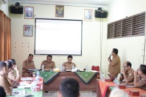 Pastikan Capaian Program Dan Realisasi Anggaran, Pejabat Bupati Bachyuni Sambangi OPD