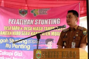 Pelatihan Stunting Desa Niaso dan Desa Baru, Ini Harapan Pejabat Bupati Muaro Jambi