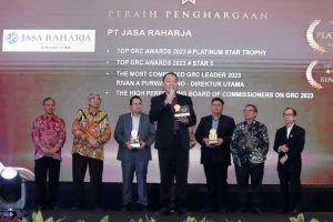 Jasa Raharja Kembali Borong Empat Penghargaan dari Ajang TOP GRC Awards 2023