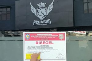 Izin Hiburan Pegasus Bungo Resmi Dicabut dan Tempat Disegel