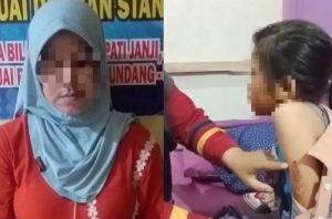 Ibu Tiri yang Aniaya Korban dengan Cara Disetrika Ditangkap Polisi