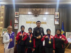 Pejabat Bupati Muaro Jambi Sambut kedatangan Atlit Taekwondo