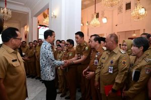 Pejabat Bupati Bachyuni Hadiri Pengarahan Presiden Joko Widodo