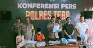 Polres Tebo Konferensi Pers, Pembunuhan Mukhlis Oleh Anak Buah Kerjanya