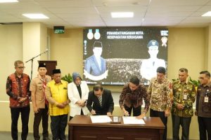 Pemkab Muaro Jambi Tandatangani Nota Kesepahaman MoU Dengan UIN Jambi