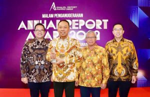 Jasa Raharja Raih Penghargaan Annual Report Award 2022