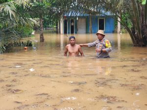 Dua Sungai di Jujuhan Meluap, Puluhan Rumah Terdampak Banjir