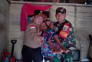 Tinjau Banjir di Tebo, Al Haris dan Letkol Arief Bantu Evakuasi Warga