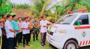 Ambulance dari Pemdes Purwodadi, Serda Seprizal : Untuk Sosial Masyarakat