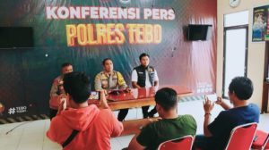 Polres Tebo Gelar Pers Release, Dugaan Kekerasan Anak di Ponpes Raudhatul Mujawwiddin.