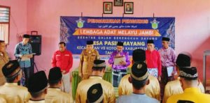 Pj Bupati Tebo Hadiri Pelantikan LAM Pasir Mayang