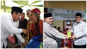 Baznas Bungo Salurkan Zakat Komsumtif dan Paket Sembako