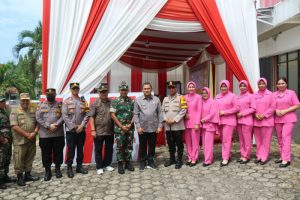 Bupati Bungo dan Forkompinda Tinjau Pos Pam Mudik Lebaran