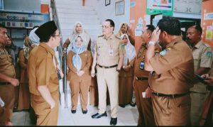 Hari Pertama Masuk Kerja, Pj Bupati Tebo Sidak ke Sejumlah Dinas