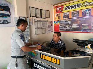 CRM Jasa Raharja Samakan Data Kendaraan dengan Perusahaan Otobus di Kabupaten Kerinci