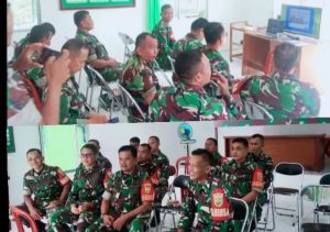 Babinsa Ikuti Vicon PSPP Volume 10 tahun 2024, di Makoramil 416-07/RB
