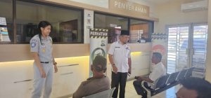 Kepala PT Jasa Raharja Jambi Kunjungi Samsat Kerinci 