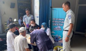 Jasa Raharja Jambi Gelar Kesehatan Gratis di Dua Loket Angkutan Umum