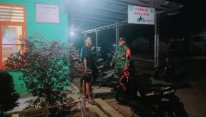 Pantau Kenakalan Remaja, Serka Sutiyono Patroli Malam di Purwoharjo