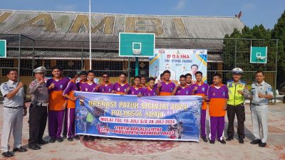 Jasa Raharja Jambi Sosialisasi Safety Riding di SMA N 9 Jambi
