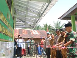 Dandim 0416 Bute Hadiri Peresmian 2664 Titik Air Program TNI AD