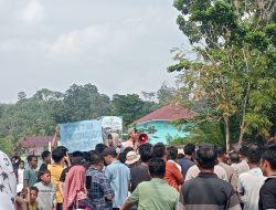Ratusan Warga Rantau Pandan Tolak Aktivitas PETI Menggunakan Alat Berat