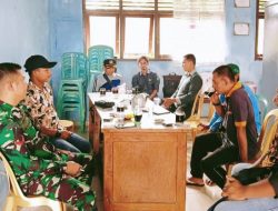 Babinsa Rilan Himbau Warga Tak Bakar Sampah Sembarangan Tempat