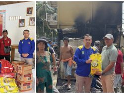 Lewat Dinsos, Pemkab Bungo Bantu Korban Kebakaran