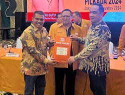 Susul Gerindra, Hanura Serahkan SK Dukungan Untuk Pasangan JADI