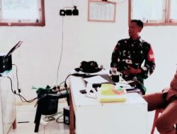Musim Kemarau Sering Terjadi Kebakaran Lahan, Ini Pesan Babinsa Teguh