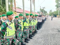 Prajurit Kodim 0416/Bute Ikut Simulasi Sispam Kota Pilkada Bungo