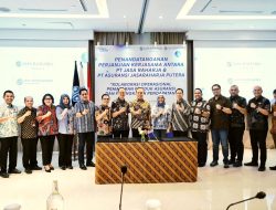 Tingkatkan Kolaborasi Operasional dan Pendapatan, Jasa Raharja dan PT Jasa raharja Putera Tandatangani Perjanjian Kerja Sama