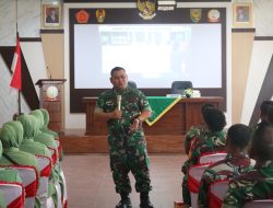 Prajurit, PNS dan Persit Kodim 0416 Bute Ikuti Penyuluh Hukum