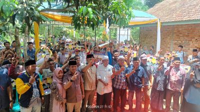 Teriakan “Agus-Nazar Menang” Menggema di Tebo Ilir
