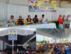 Warga Rimbo Ulu, Doakan Agus – Nazar Jadi Bupati