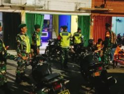 Demi Rasa Aman Warga, Personil Koramil 416-07/RB Patroli Pantau Kamtibmas