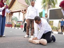 Bupati Bungo Buka Pelatihan Sosialisasi Jantung Sehat Dan Pelatihan Bantuan Hidup Dasar