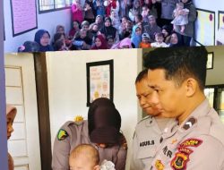Polres Tebo Lakukan Pemeriksaan Stunting dan Pemberian Gizi Tambahan di Bedaro Rampak