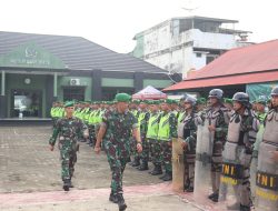 Kasdim Mayor Tony Pimpin Apel Kesiapan Pengaman Pilkada 2024