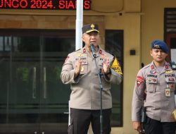 Kunjungi Mapolres Bungo, Ini Pesan Wakapolda Jelang Pencoblosan