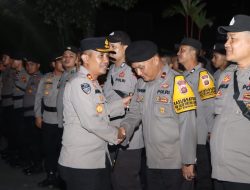 Kapolres Bungo Pimpin Apel Konsolidasi Pasca Pengamanan Pleno