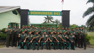 Kunjungan Kerja dan Silaturahmi Danrem 042/Gapu ke Denhubrem